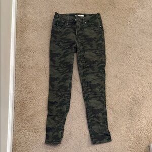 Levi's High Rise Camo Jeans